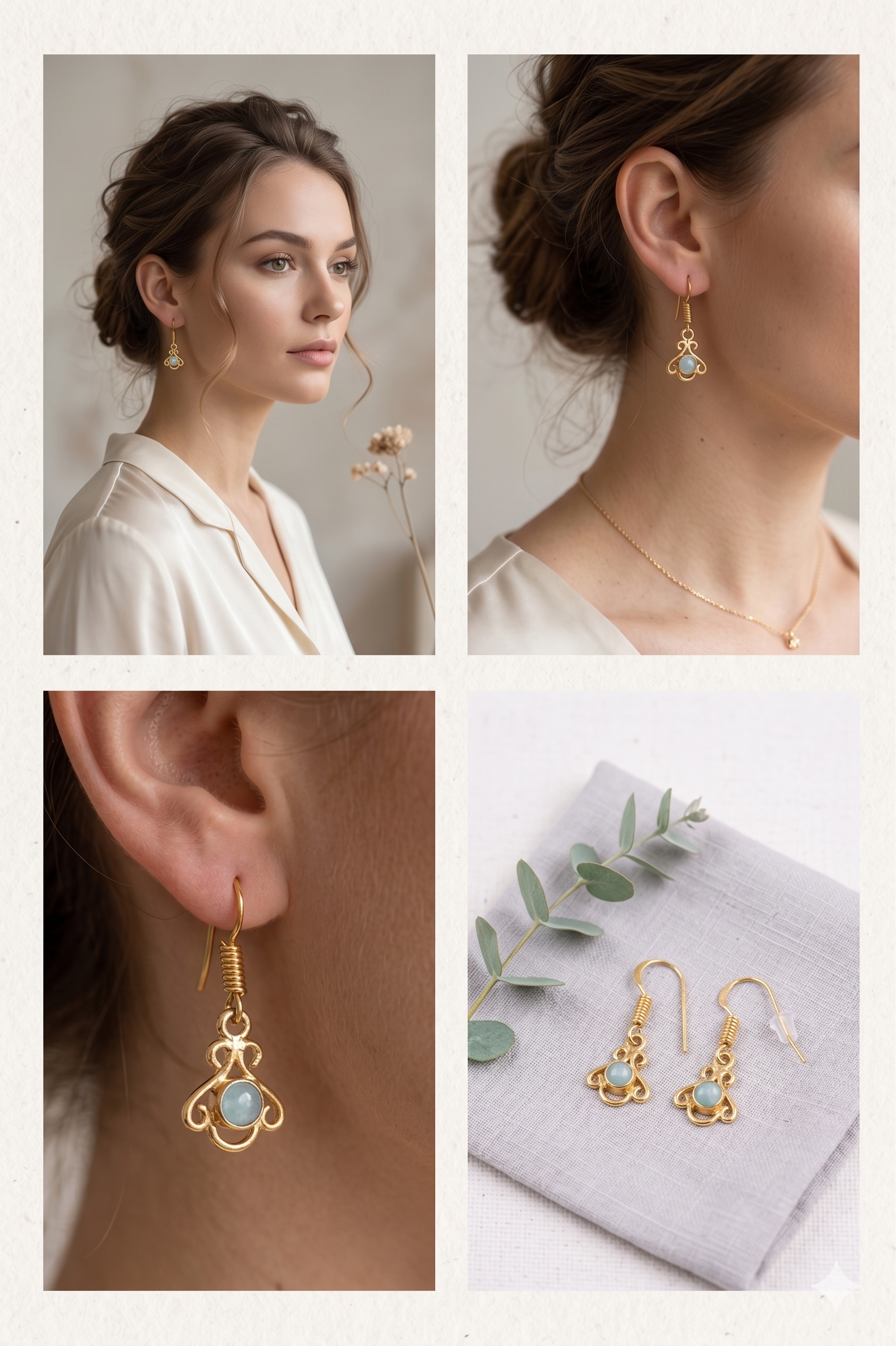 Brass Earring