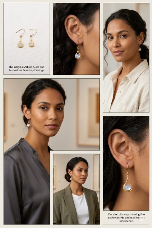 Brass Earring