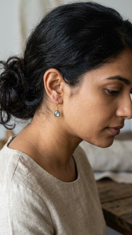 Brass Earring