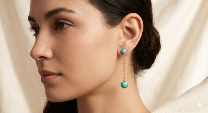 Brass Earring