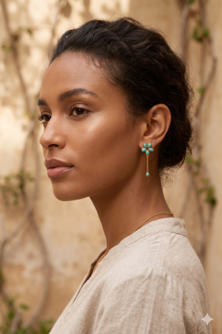 Brass Earring