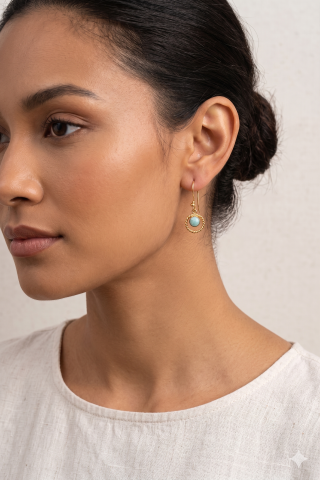 Brass Earring