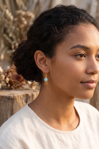 Brass Earring
