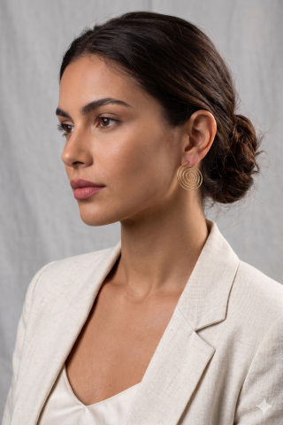 Brass Earring