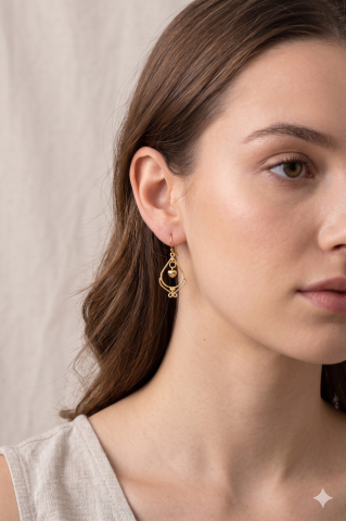 Brass Earring