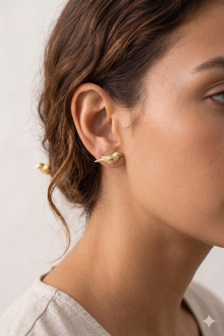 Brass Earring