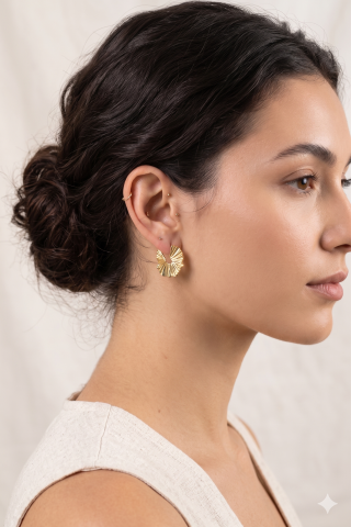 Brass Earring