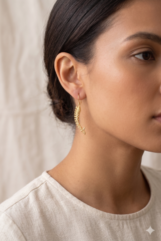 Brass Earring