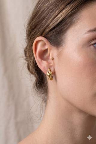 Brass Earring