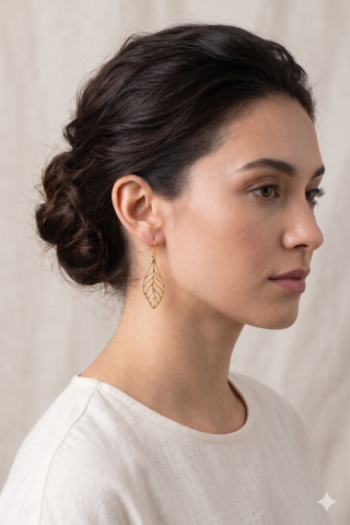 Brass Earring