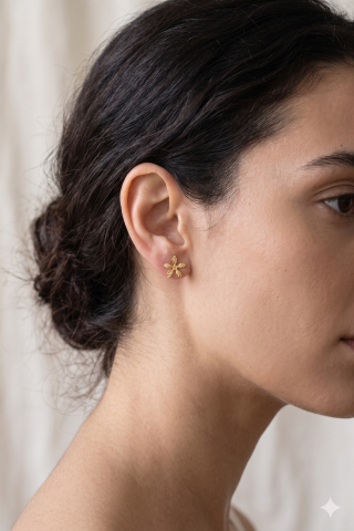Brass Earring