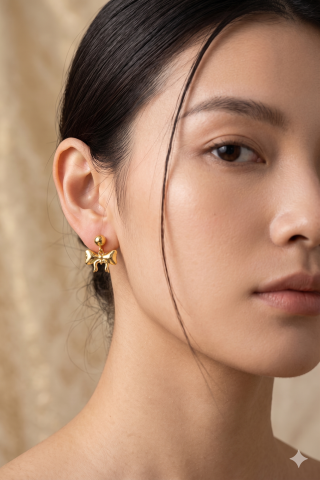 Brass Earring