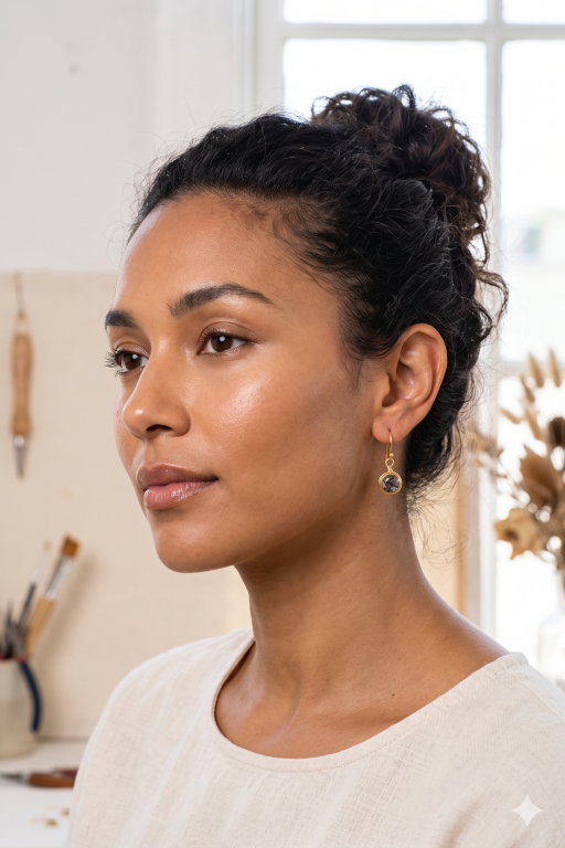 Brass Earring