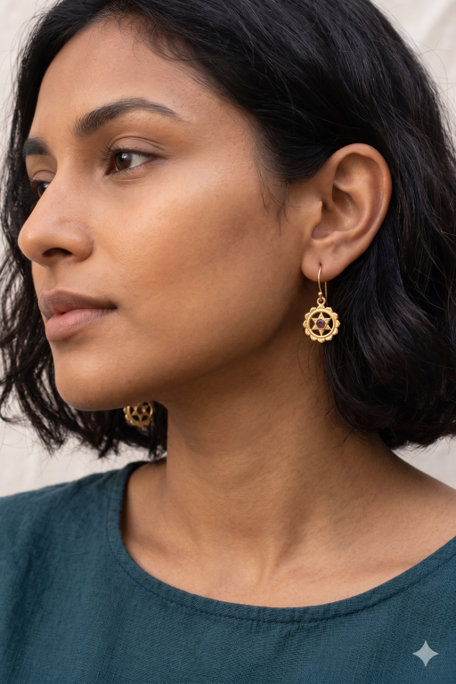 Brass Earring