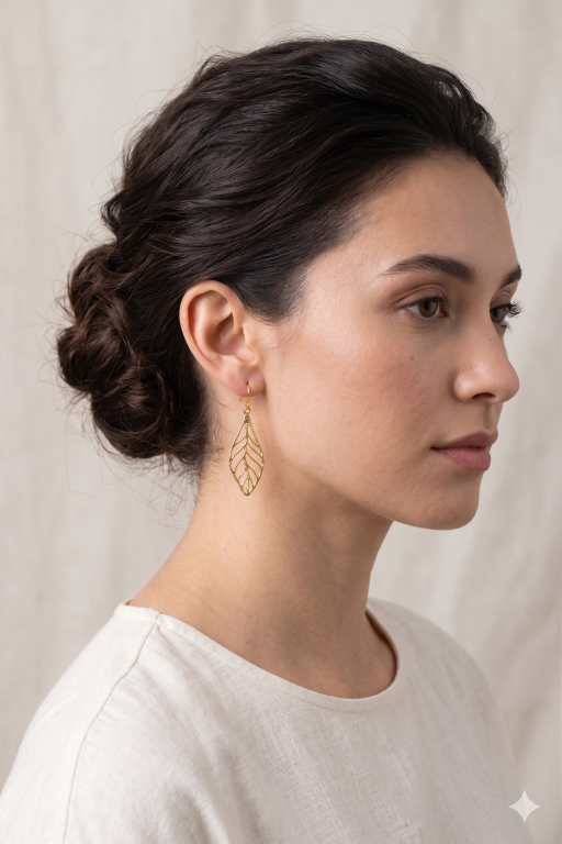 Brass Earring