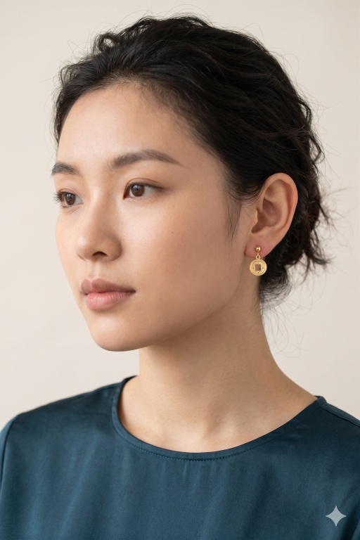 Brass Earring